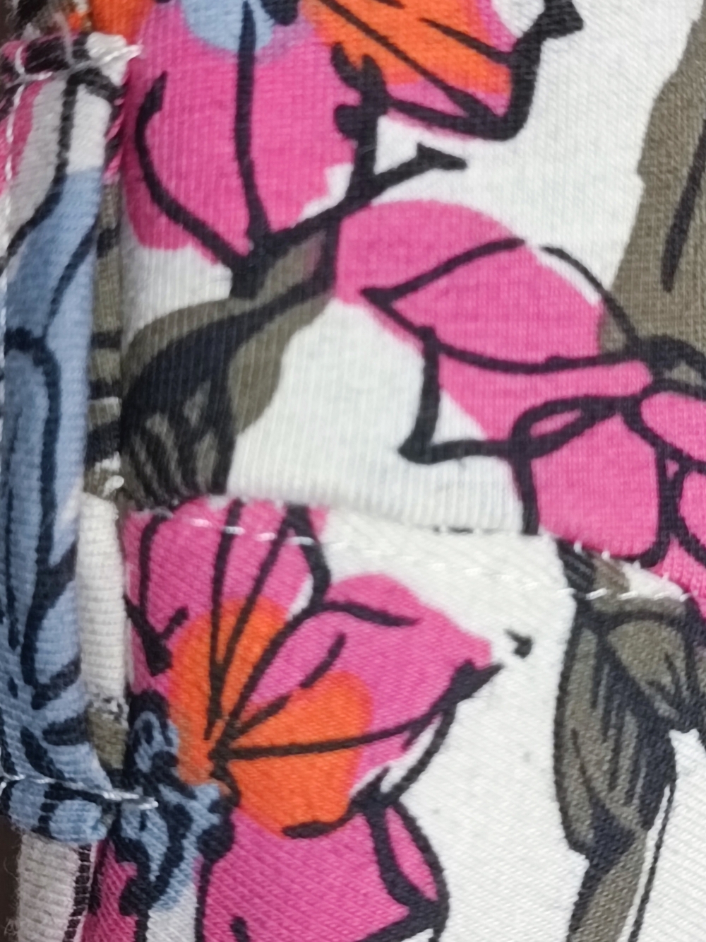 Effie's Heart Stargazing Midi Dress Floraison Floral Print Black Ruffle Trim M - Picture 8 of 11